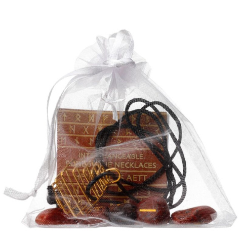 Zrób-to-sam Naszyjnik z Kamieniami runicznymi