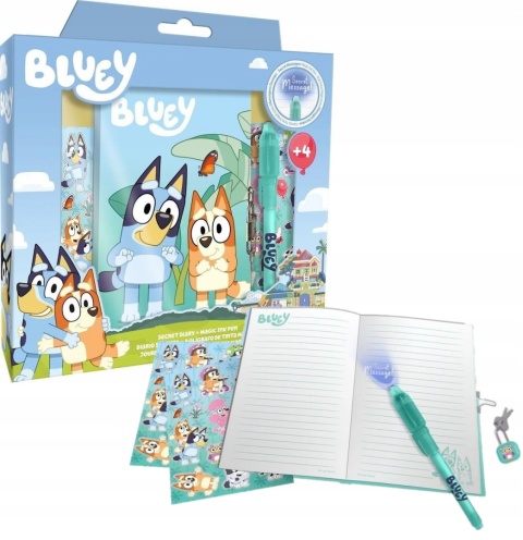 Pamiętnik z magicznym długopisem Bluey