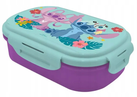 Pudełko śniadaniowe + sztućce Stitch