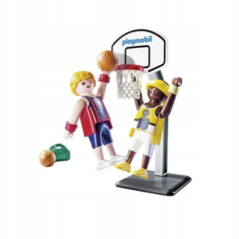 Playmobil Jajko skarbonka z niespodzianką w środku - Pojedynek koszykarski