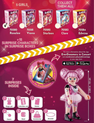 Playmobil 70580 EverDeamerz Music World Figure With 7 Surprises Rosalee