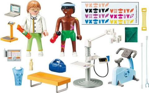 Playmobil City Life 70195 Fizjoterapeuta ze sportowcem