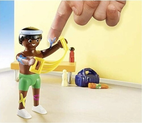 Playmobil City Life 70195 Fizjoterapeuta ze sportowcem