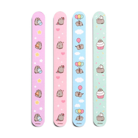 Pusheen the Cat Foodie - 4 pilniki do paznokci - kot