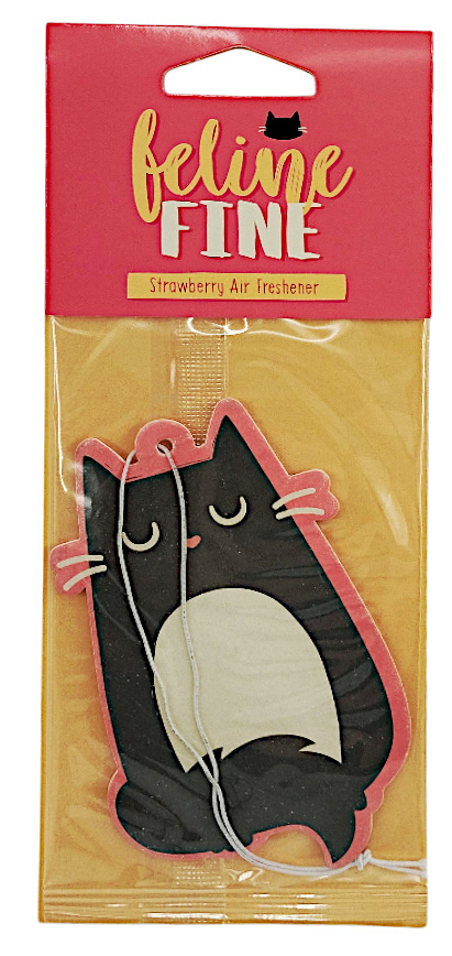 Odświeżacz powietrza Feline Fine Kot - Truskawka