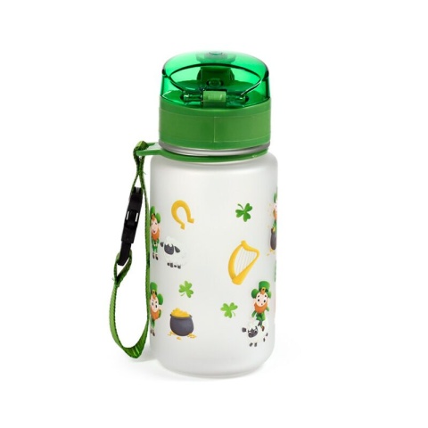 Butelka na wodę dla dzieci plastikowa 350 ml - Luck of the Irish bidon niekapek