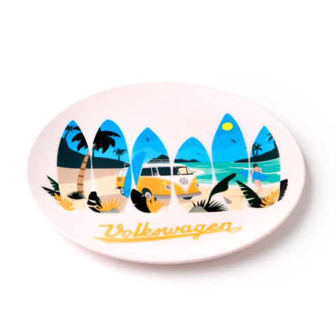 Plastikowe talerze piknikowe Volkswagen-Waves - 4 szt.
