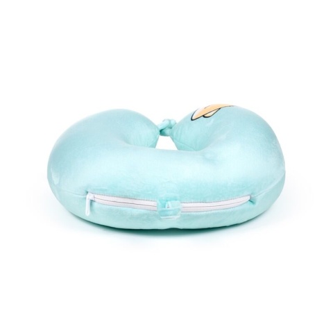 Poduszka podróżna i pluszowa zabawka Swapseazzz 2 w 1 - Pies Shiba lnu