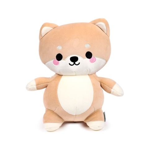 Poduszka podróżna i pluszowa zabawka Swapseazzz 2 w 1 - Pies Shiba lnu