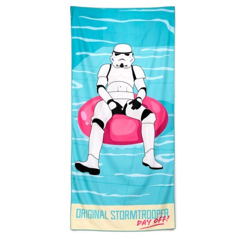 Ręcznik plażowy z mikrofibry - The Original Stormtrooper Dzień na basenie