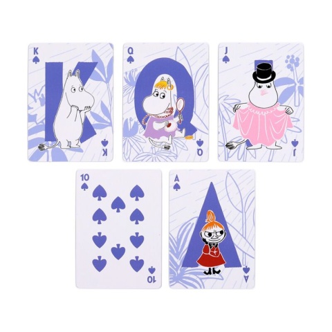 Standardowa talia kart do gry - Moomin Tammi - Muminki