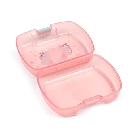 Butelka 350ml na wodę i pudełko na lunch - zestaw - Jednorożec