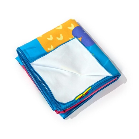 Ręcznik plażowy z mikrofibry - Flamingo Club Tropicana 180x85cm