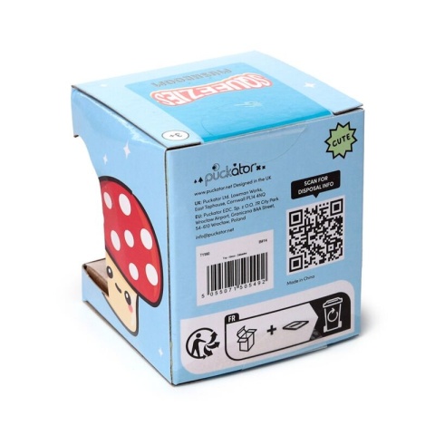 Zabawka gniotek Grzybek - rozciągliwy - czerwony kapelusik