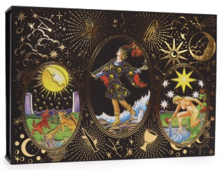 Zestaw Kart Tarota ze Złotą Folią Niech Zacznie Się Magia Zestaw Prezentowy