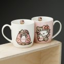 Hello Kitty i Kot Pusheen Zestaw 2 kubków porcelanowych