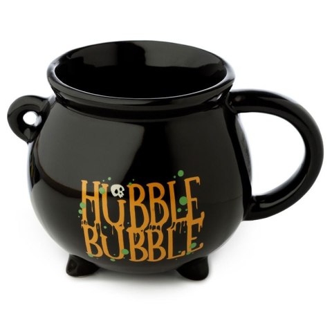 Hubble Bubble - Czarny ceramiczny kubek kociołek