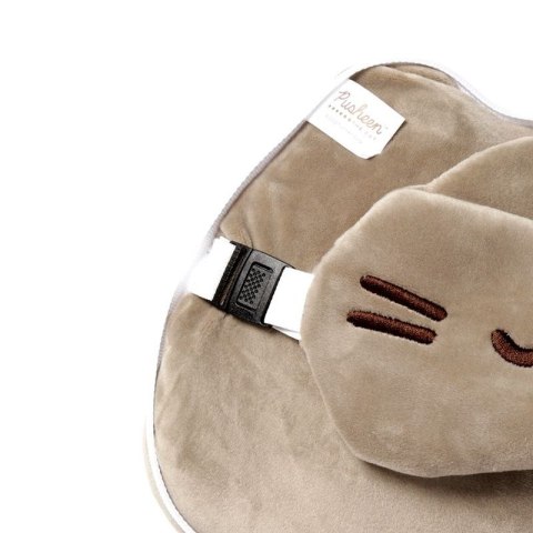 Kot Pusheen poduszka podróżna + maseczka maskotka