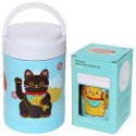 Kot Sczęściarz Maneki Neko - śniadaniówka na lunch 500ml