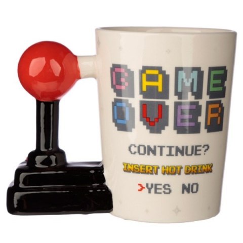 Kubek gracza Joystick Game Over Koniec Gry Arcade