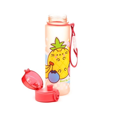 Butelka na wodę dla dzieci plastikowa 600 ml - Pusheen Fruits