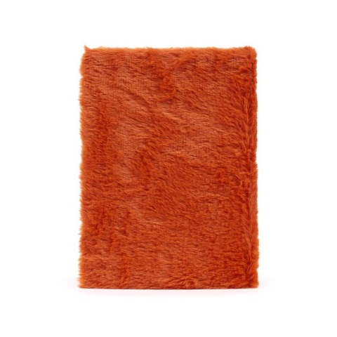 Notatnik w puszystej pluszowej okładce A5 w linie - Szkocka Krowa Wyżynna