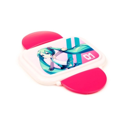 Pudełko na lunch Bento Clip Lock ze sztućcami Hatsune Miku