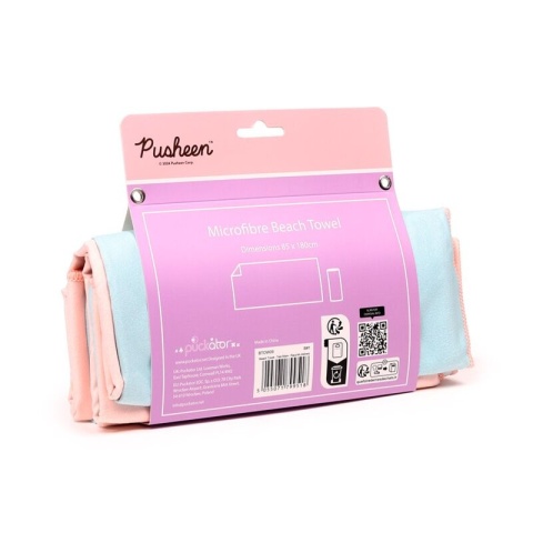 Ręcznik plażowy z mikrofibry - kot Pusheen the Cat 180x85 cm