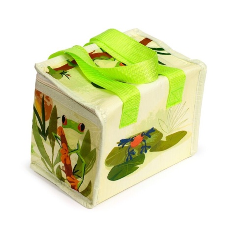 Tkana torba termiczna termoizolacyjna Tropical Frogs mała tropikalna żabka