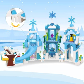 Klocki konstrukcyjne Cogo Lodowy Zamek Wróżki