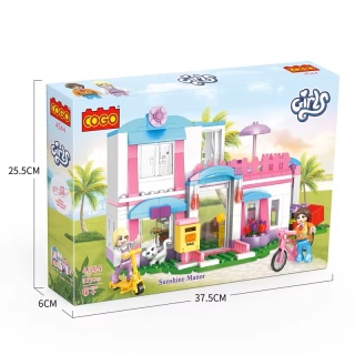 Klocki konstrukcyjne Cogo Słoneczny domek