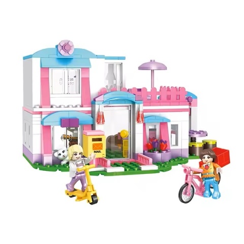 Klocki konstrukcyjne Cogo Słoneczny domek