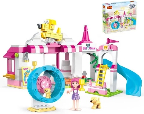 Klocki konstrukcyjne Cogo Plac zabaw dla zwierząt