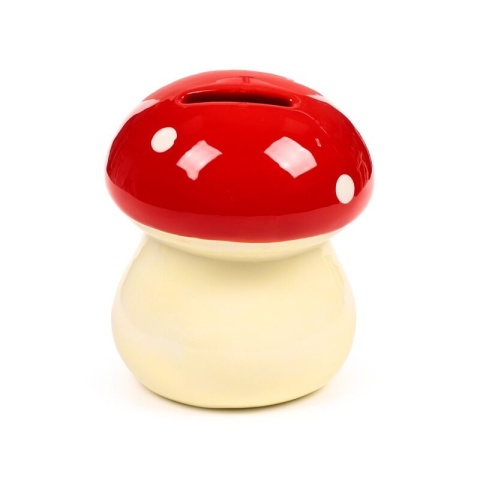 Skarbonka ceramiczna - Cute Mushroom - śliczny muchomorek