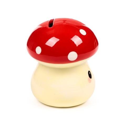 Skarbonka ceramiczna - Cute Mushroom - śliczny muchomorek