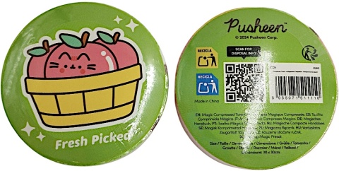 Skompresowany ręcznik podróżny kot Pusheen the Cat Fruits