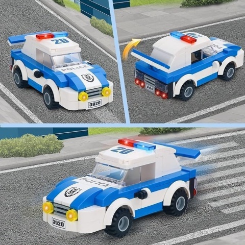 Klocki konstrukcyjne Cogo Policja i złodziej