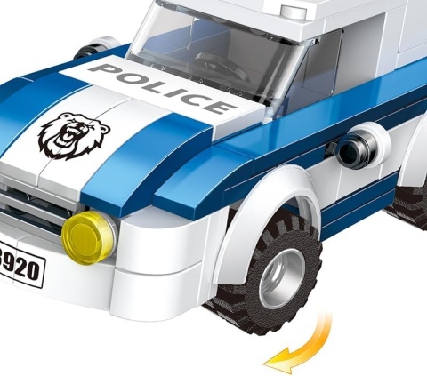 Klocki konstrukcyjne Cogo Policja i złodziej