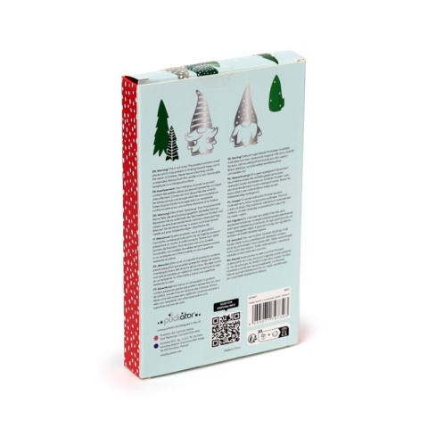 Świąteczny Gnom - Obrotowa Karuzela świecznik podgrzewacz