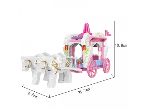 Klocki konstrukcyjne Cogo Karoca księżniczki