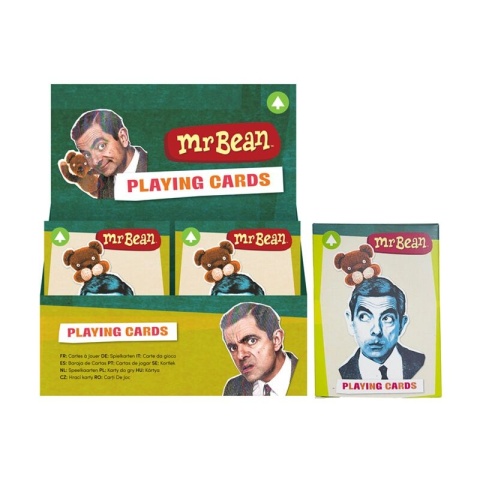Standardowa talia kart do gry - Mr Bean & Teddy - Jaś Fasola z misiem