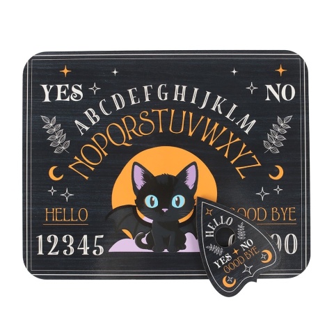 Tablica spirytystyczna Cute and Creepy Bat Cat Talking Board w-Planchette