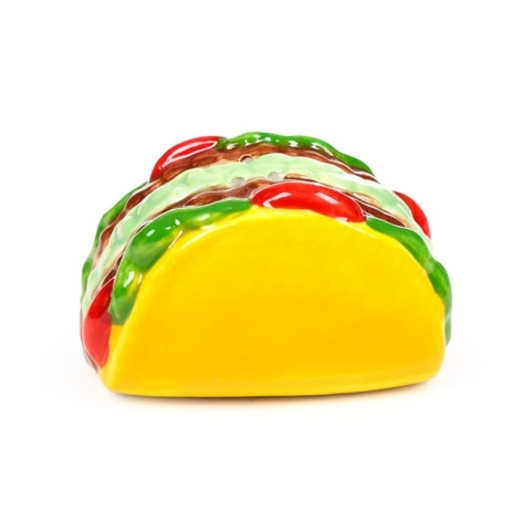 Ceramiczna pieprzniczka i solniczka - Frida the Taco & Hot Sauce - przyprawniki