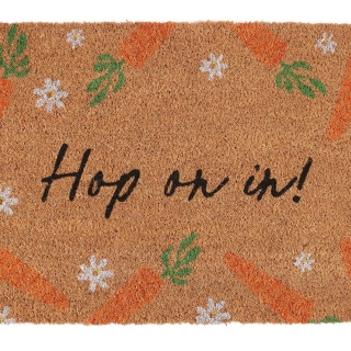 Wycieraczka z włókna kokosowego Hop on In - Wskocz do środka