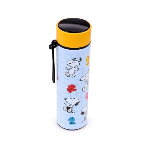 Butelka termiczna z termometrem Peanuts Snoopy & Woodstock 450ml