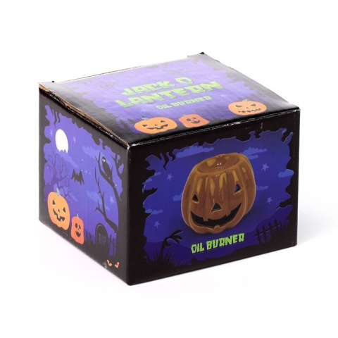 Ceramiczny palnik olejowy w kształcie dyni Jack O-Lantern