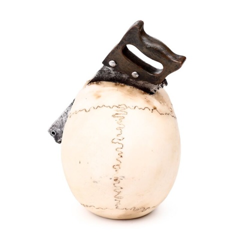 Przepiłowana Czaszka - skull 18cm