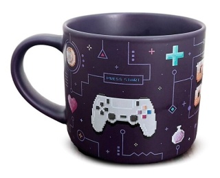 Duży porcelanowy kubek - Game Over 470ml