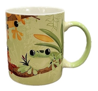 Kubek porcelanowy - Tropical Frogs 300ml - żabka