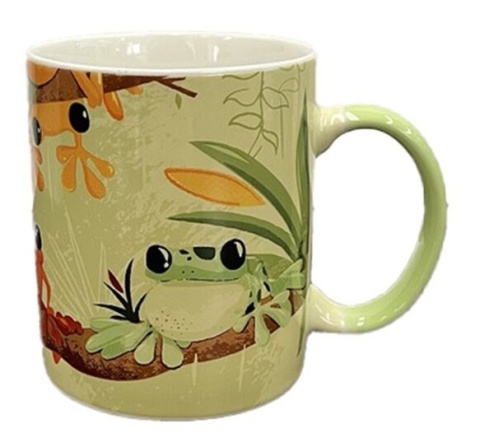 Kubek porcelanowy - Tropical Frogs 300ml - żabka